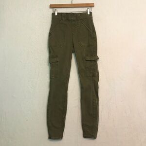 SPANX Olive Skinny Cargo Pants